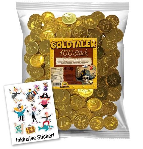 Goldtaler aus schokolade 100 - aus,