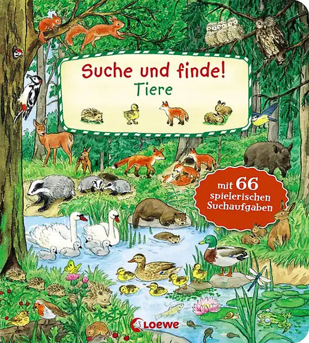 Suche und finde tiere - finde!,