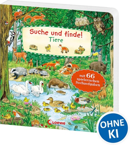 Suche und finde tiere - -,